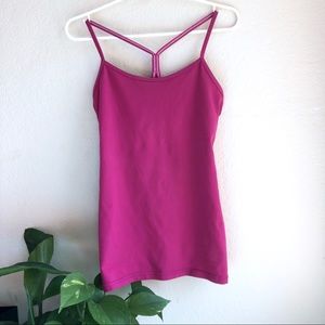 Lululemon Power Y Tank Magenta/Pink M